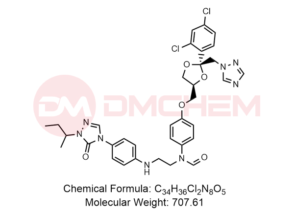 Itraconazole Desethylene-seco-piperazine Mono-N-formyl Impurity