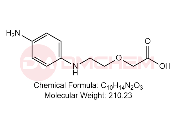 2-(2-((4-aminophenyl)amino)ethoxy)acetic acid