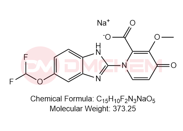 sodium1-(5-(difluoromethoxy)-1H-benzo[d]imidazol-2-yl)-3-methoxy-4-oxo-1,4-dihydropyridine-2-carboxylate