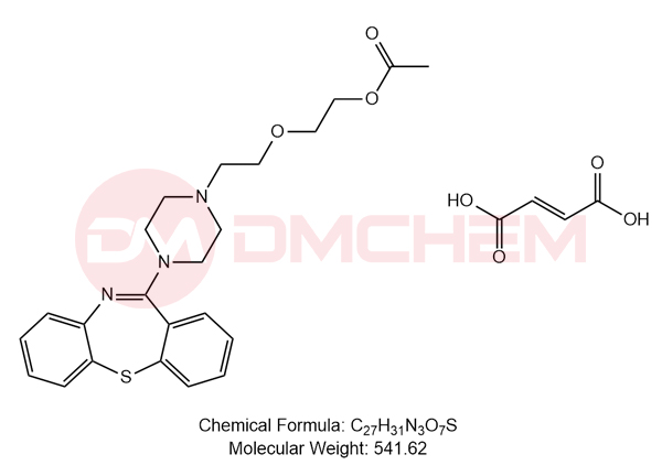 2-(2-(4-(dibenzo[b,f][1,4]thiazepin-11-yl)piperazin-1-yl)ethoxy)ethyl acetate fumarate