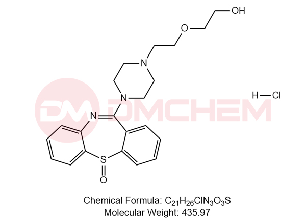 11-(4-(2-(2-hydroxyethoxy)ethyl)piperazin-1-yl)dibenzo[b,f][1,4]thiazepine 5-oxide hydrochloride