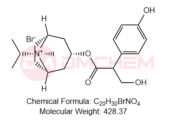 (1R,3r,5S,8r)-3-((3-hydroxy-2-(4-hydroxyphenyl)propanoyl)oxy)-8-isopropyl-8-methyl-8-azabicyclo[3.2.1]octan-8-ium bromide