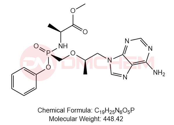 methyl ((S)-((((R)-1-(6-amino-9H-purin-9-yl)propan-2-yl)oxy)methyl)(phenoxy)phosphoryl)-L-alaninate