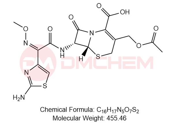 (6R,7R)-3-(acetoxymethyl)-7-((Z)-2-(2-aminothiazol-4-yl)-2-(methoxyimino)acetamido)-8-oxo-5-thia-1-azabicyclo[4.2.0]oct-2-ene-2-carboxylic acid