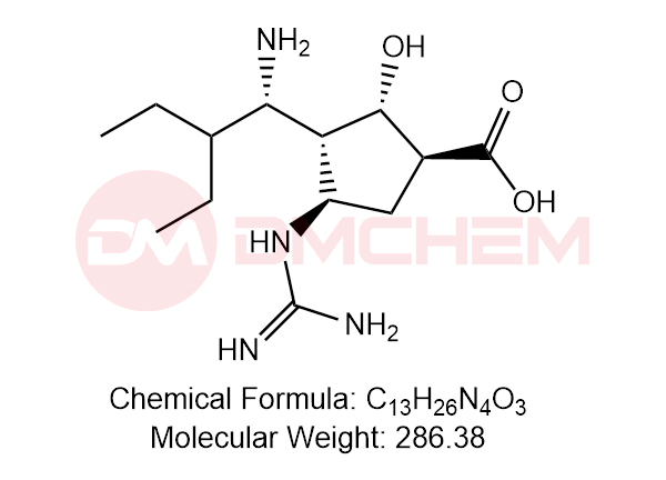 (1S,2S,3S,4R)-3-((S)-1-amino-2-ethylbutyl)-4-guanidino-2-hydroxycyclopentane-1-carboxylic acid