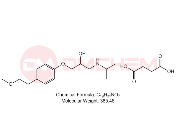 1-(isopropylamino)-3-(4-(2-methoxyethyl)phenoxy)propan-2-ol hemisuccinate