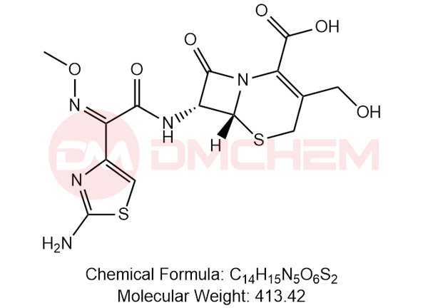 (6R,7R)-7-((Z)-2-(2-aminothiazol-4-yl)-2-(methoxyimino)acetamido)-3-(hydroxymethyl)-8-oxo-5-thia-1-azabicyclo[4.2.0]oct-2-ene-2-carboxylic acid