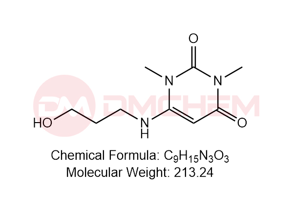 6-((3-hydroxypropyl)amino)-1,3-dimethylpyrimidine-2,4(1H,3H)-dione