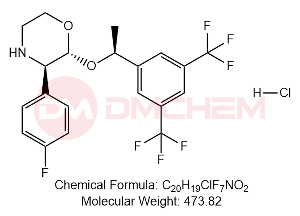 (2R,3R)-2-((S)-1-(3,5-bis(trifluoromethyl)phenyl)ethoxy)-3-(4-fluorophenyl)morpholine hydrochloride