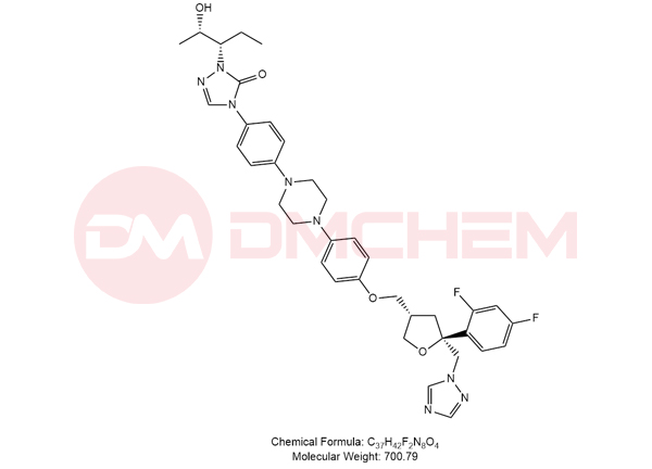 4-(4-(4-(4-(((3S,5S)-5-((1H-1,2,4-triazol-1-yl)methyl)-5-(2,4-difluorophenyl)tetrahydrofuran-3-yl)methoxy)phenyl)piperazin-1-yl)phenyl)-2-((2S,3S)-2-h