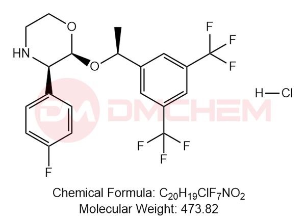 (2S,3R)-2-((S)-1-(3,5-bis(trifluoromethyl)phenyl)ethoxy)-3-(4-fluorophenyl)morpholine hydrochloride