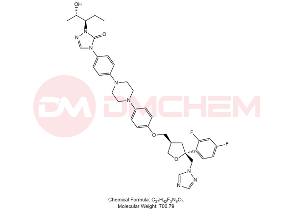 4-(4-(4-(4-(((3R,5R)-5-((1H-1,2,4-triazol-1-yl)methyl)-5-(2,4-difluorophenyl)tetrahydrofuran-3-yl)methoxy)phenyl)piperazin-1-yl)phenyl)-2-((2S,3R)-2-h