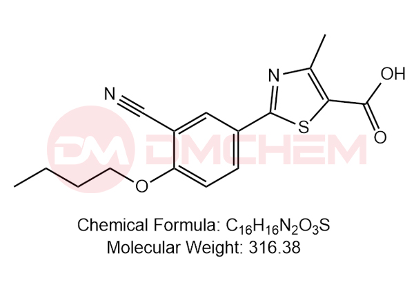 2-(4-butoxy-3-cyanophenyl)-4-methylthiazole-5-carboxylic acid