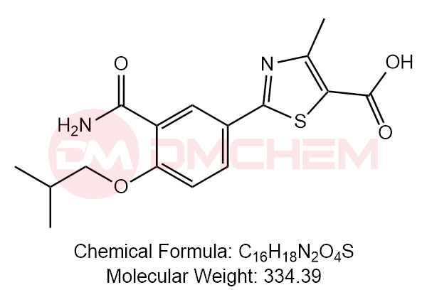 2-(3-carbamoyl-4-isobutoxyphenyl)-4-methylthiazole-5-carboxylic acid