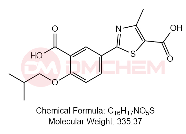 2-(3-carboxy-4-isobutyloxyphenyl)-4-methylthiazole-5-carboxylic acid