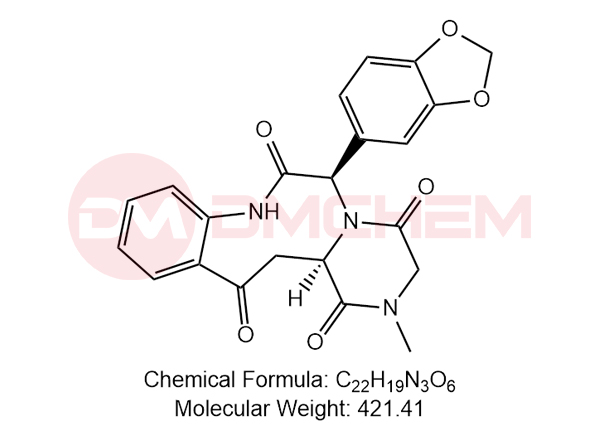 (6R,14aR)-6-(benzo[d][1,3]dioxol-5-yl)-2-methyl-2,3,14,14a-tetrahydrobenzo[h]pyrazino[1,2-d][1,4]diazonine-1,4,7,13(6H,8H)-tetraone