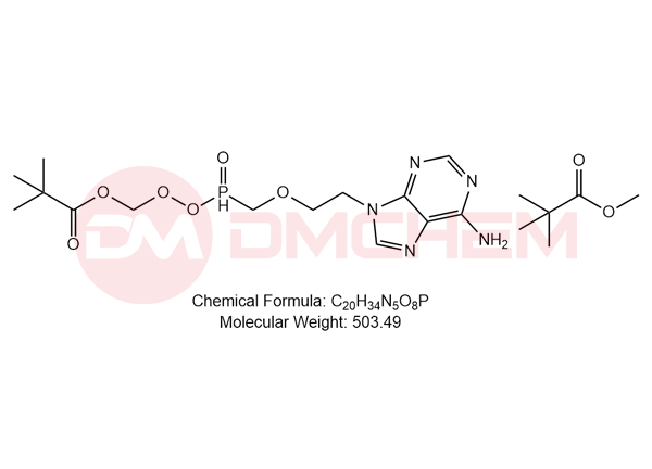 ((((2-(6-amino-9H-purin-9-yl)ethoxy)methyl)phosphoryl)bis(oxy))bis(methylene) bis(2,2-dimethylpropanoate)