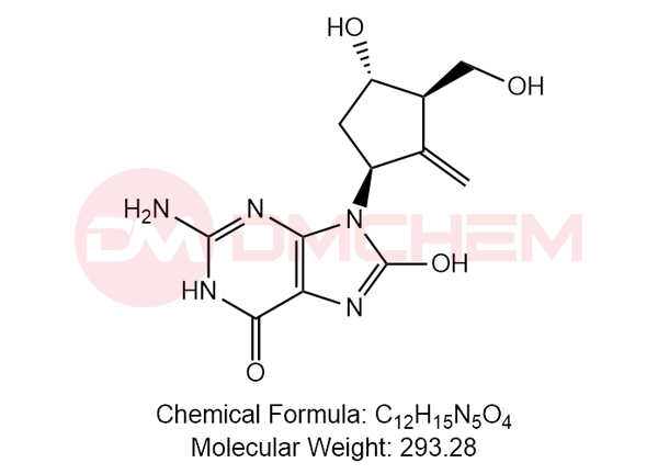 2-amino-8-hydroxy-9-((1S,3R,4S)-4-hydroxy-3-(hydroxymethyl)-2-methylenecyclopentyl)-1,9-dihydro-6H-purin-6-one