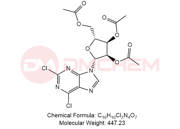 2-氯腺苷杂质B对照品-(2,6-二氯-9-(2’,-3’,5’-三-0-乙酰基--β-D-呋喃核糖基)嘌呤)