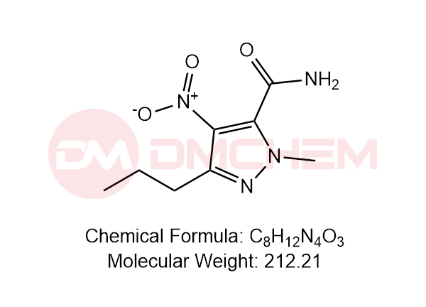 1-methyl-4-nitro-3-propyl-1H-pyrazole-5-carboxamide