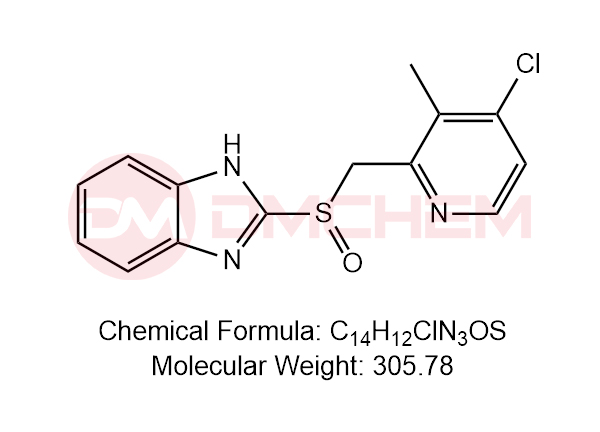 2-(((4-chloro-3-methylpyridin-2-yl)methyl)sulfinyl)-1H-benzo[d]imidazole