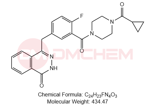 4-(3-(4-(Cyclopropanecarbonyl)piperazine-1-carbonyl)-4-fluorobenzyl)phthalazin-1(2H)-one