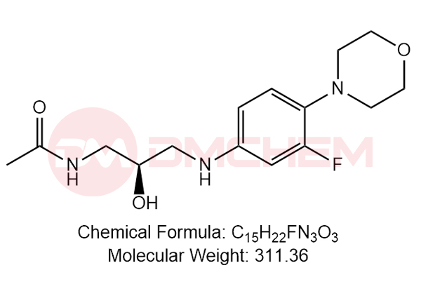 N-[(2R)-3-[[3-Fluoro-4-(4-morpholinyl)phenyl]amino]-2-hydroxypropyl]acetamide