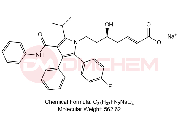 sodium (S,E)-7-(2-(4-fluorophenyl)-5-isopropyl-3-phenyl-4-(phenylcarbamoyl)-1H-pyrrol-1-yl)-5-hydroxyhept-2-enoate