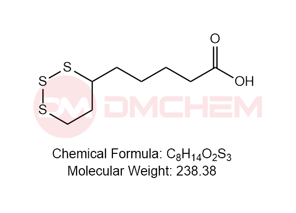 5-(1,2,3-trithian-4-yl)pentanoic acid