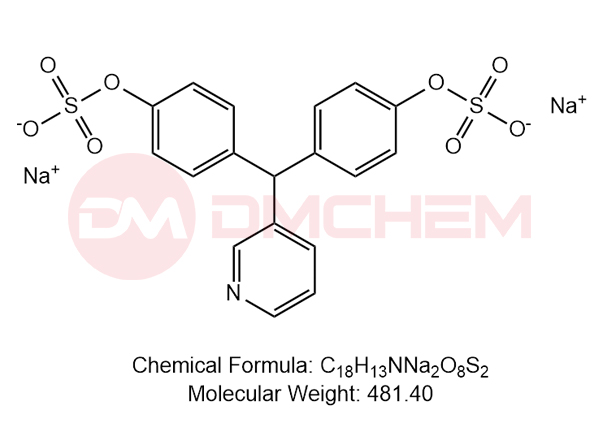 sodium (pyridin-3-ylmethylene)bis(4,1-phenylene) bis(sulfate)