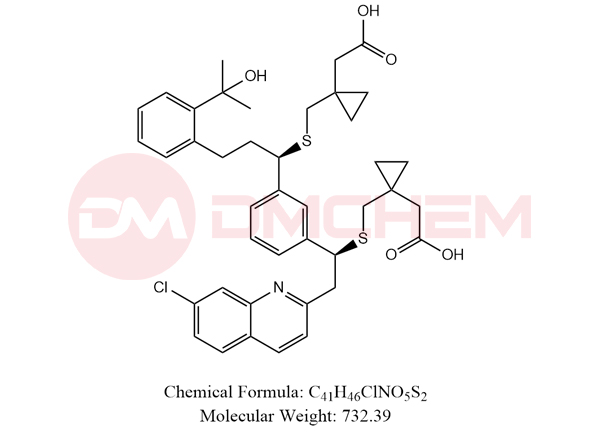 1-[[[(1R)-1-[3-[(1S)-1-[[[1-(Carboxymethyl)cyclopropyl]methyl]thio]-2-(7-chloro-2-quinolinyl)ethyl]phenyl]-3-[2-(1-hydroxy-1-methylethyl)phenyl]propyl