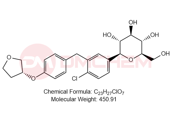 (2S,3R,4R,5S,6R)-2-(4-chloro-3-(4-(((R)-tetrahydrofuran-3-yl)oxy)benzyl)phenyl)-6-(hydroxymethyl)tetrahydro-2H-pyran-3,4,5-triol