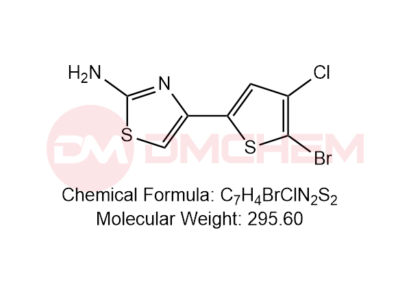 4-(5-bromo-4-chlorothi-ophen-2-yl)-thiazol-2-amine