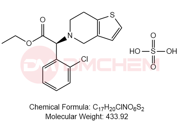 （S）-2-（2-氯苯基）-2-（6,7-二氢噻吩并[3,2-c]吡啶-5（4H）-基）乙酸乙酯硫酸盐