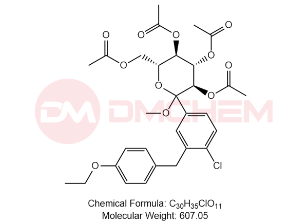 (3R,4S,5R,6R)-6-(乙酰氧基甲基)-2-(4-氯-3-(4-乙氧基苄基)苯基)-2-甲