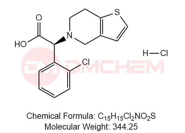 （S）-2-（2-氯苯基）-2-（（2-（噻吩-3-基）乙基）氨基）乙酸甲酯盐酸盐