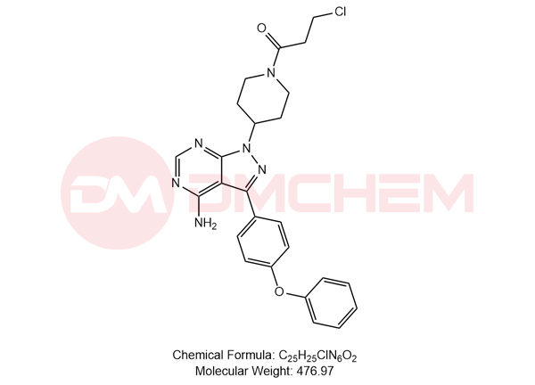 1-(4-(4-amino-3-(4-phenoxyphenyl)-1H-pyrazolo[3,4-d]pyrimidin-1-yl)piperidin-1-yl)-3-chloropropan-1-one