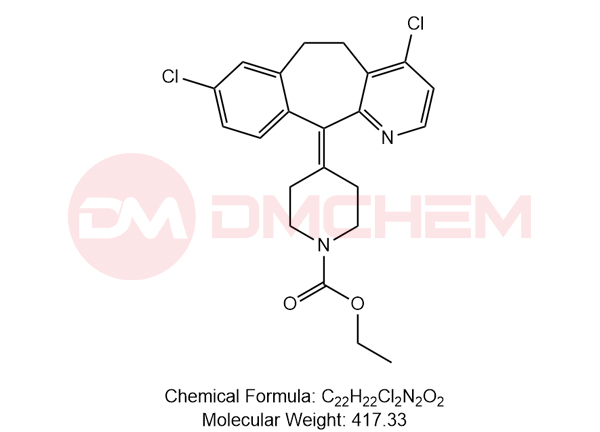 ethyl 4-(4,8-dichloro-5,6-dihydro-11H-benzo[5,6]cyclohepta[1,2-b]pyridin-11-ylidene) piperidine-1-carboxylate