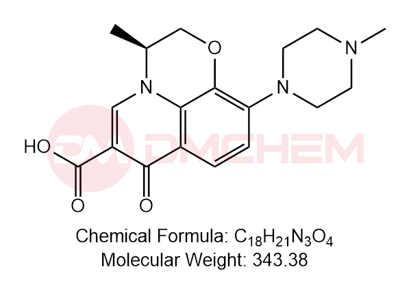 (S)-3-methyl-10-(4-methylpiperazin-1-yl)-7-oxo-2,3-dihydro-7H-[1,4]oxazino[2,3,4-ij]quinoline-6-carboxylic acid