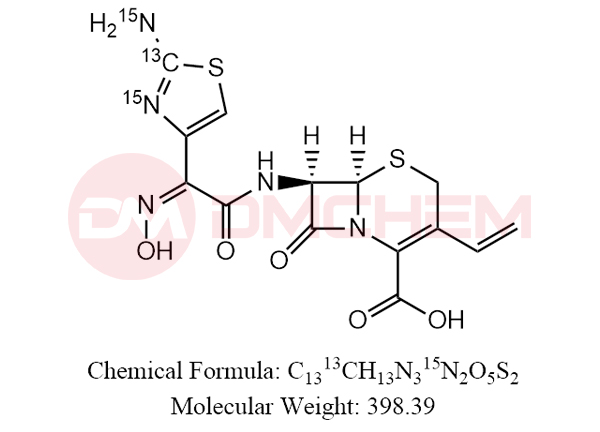 头孢地尼-13C-15N2