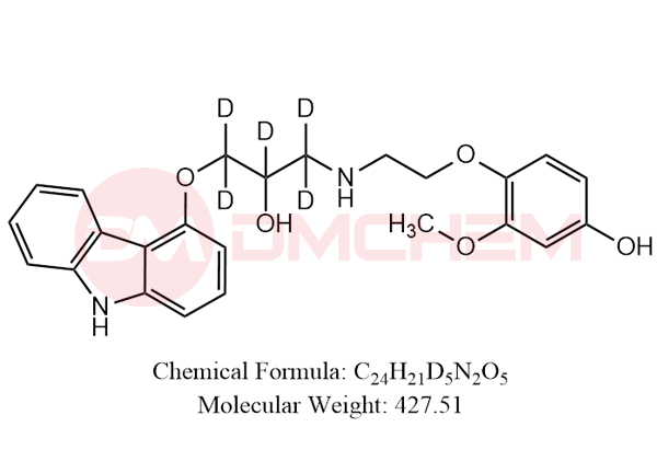 4'-羟基苯基卡维地洛d5