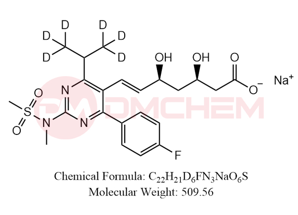 瑞舒伐他汀-d6钠盐